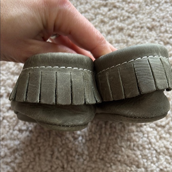 Freshly Picked Olive Kids Moccasins - Picture 3 of 3